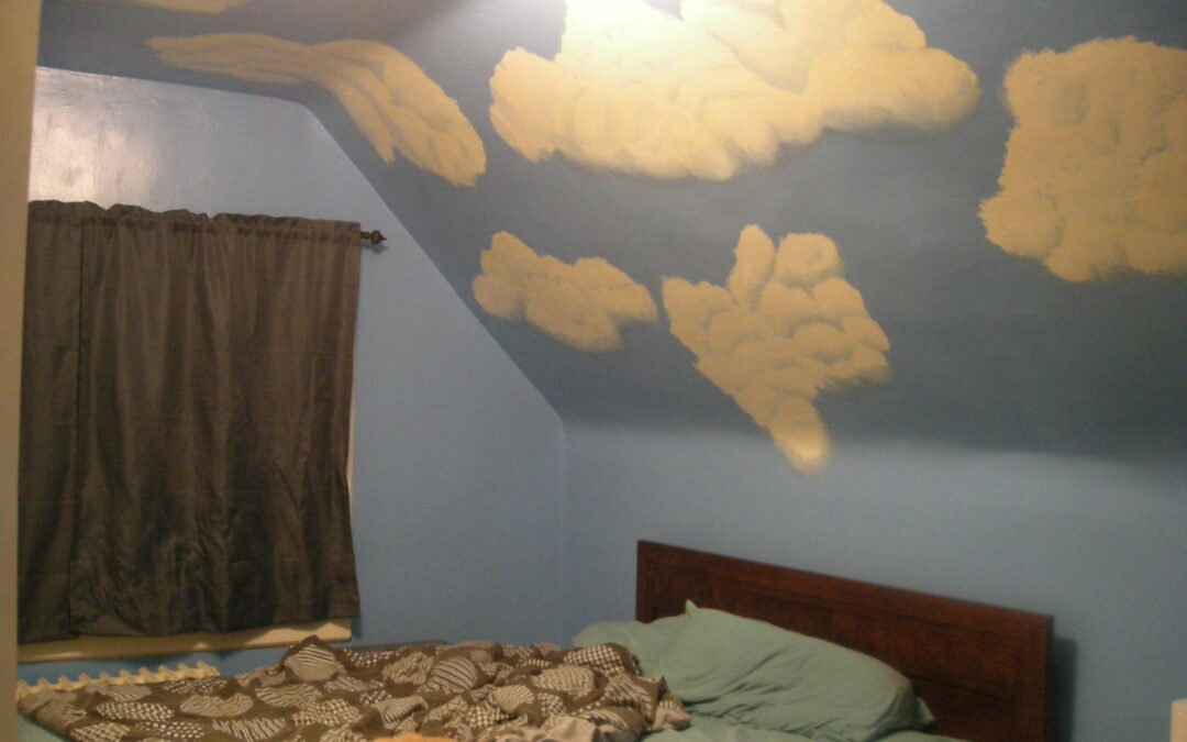 Finished painting the bedroom!