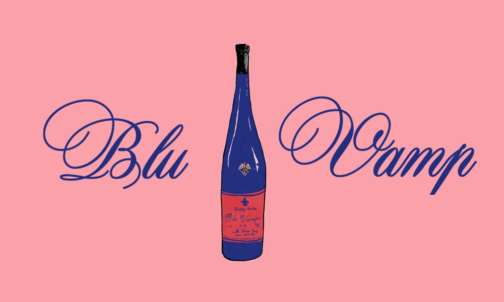Blu Vamp Wine Website Ad